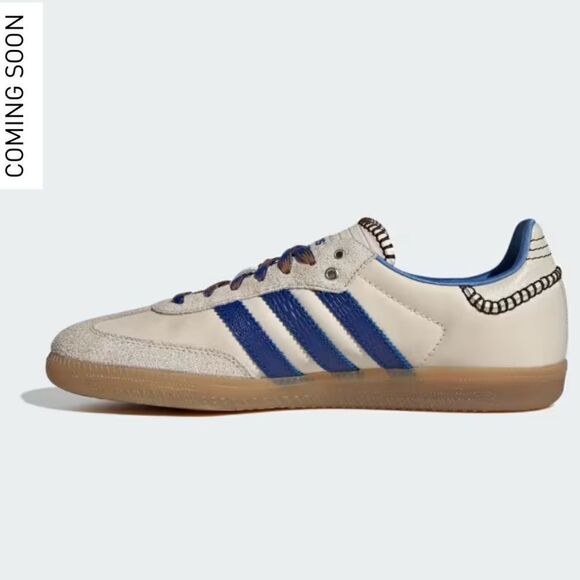 NWT WALES BONNER SAMBA SHOES Wonder Clay Royal Blue Size Men 6/Women 7 - Picture 4 of 15